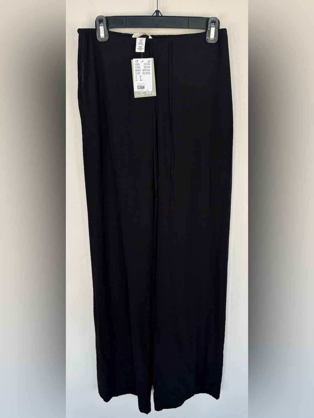 H&M Black Drawstring Pants